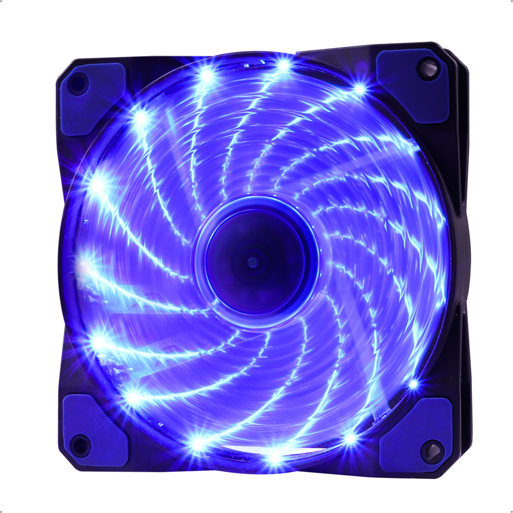 Cooler Fan Ventoinha 120mm Oex F20 15 Leds 1200 RPM Alta Potência 44 CFM Silencioso Gabinete