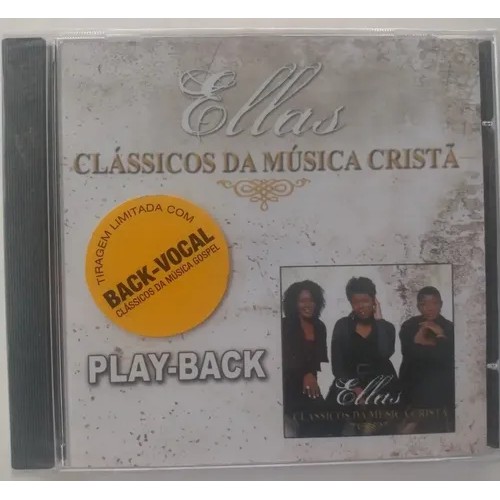 CD ELLAS - CLASSICOS DA MUSICA CRISTA 1 - PLAYBACK - LACRADO
