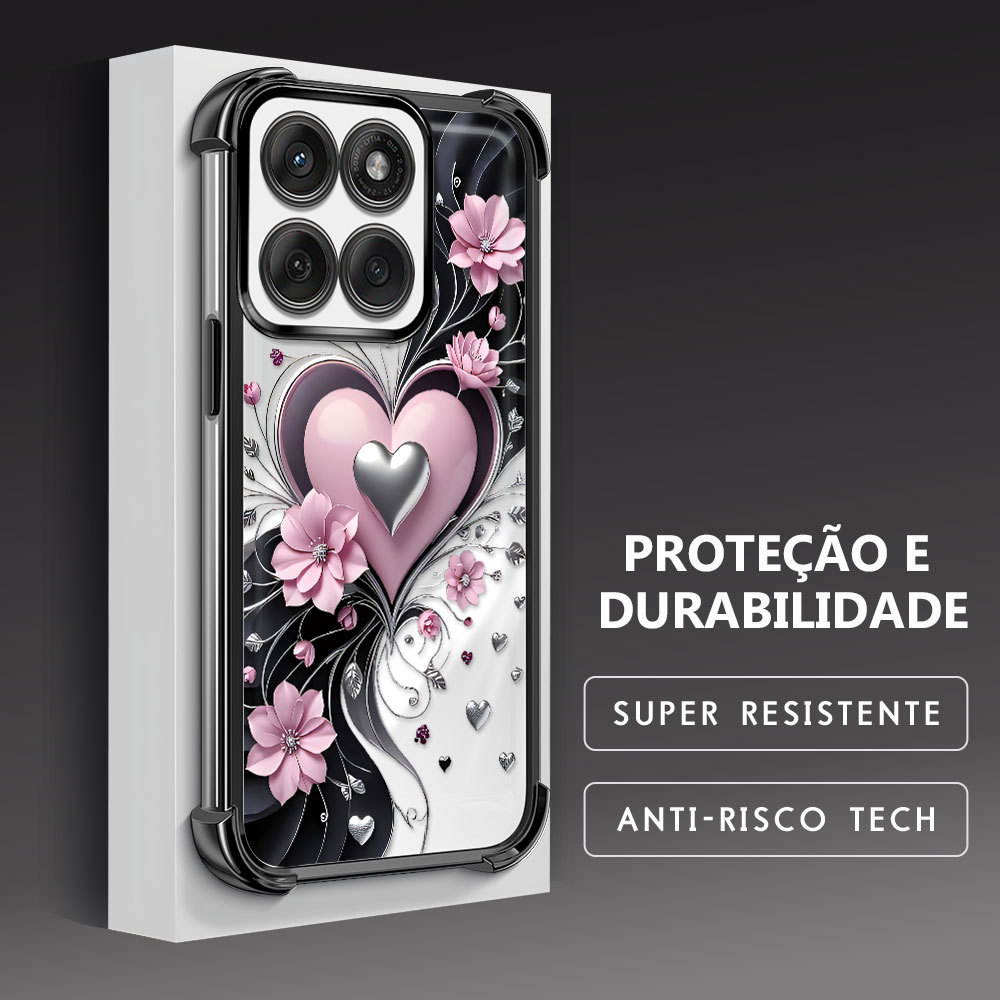 Capinha Para Motorola Moto Edge 60 Fusion 60 5G Capa Anti Impacto Transparente M