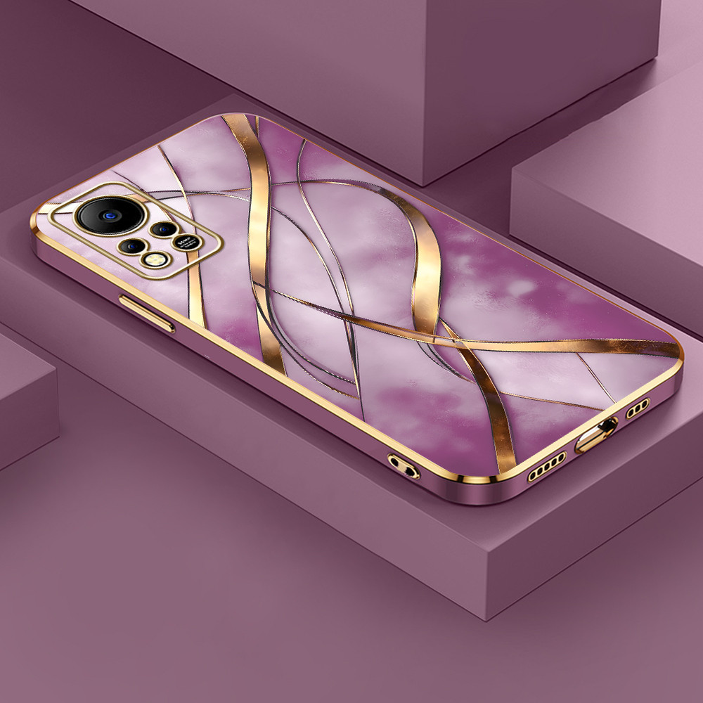 Capinha Macia Para Infinix Hot 11S NFC Capa Luxo De Celular Protetora Silicone Case 2242 DD