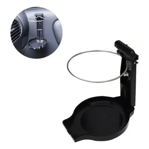 Suporte Porta Latas Copos Garrafas Automotivo Para Toyota Hilux Sw4 Preto