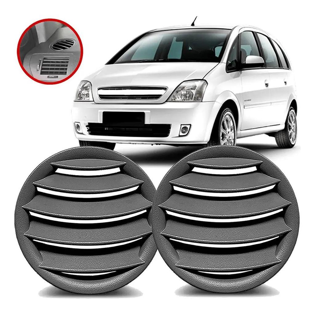 Par De Difusor Superior De Ar Da Meriva E Vectra - Cinza