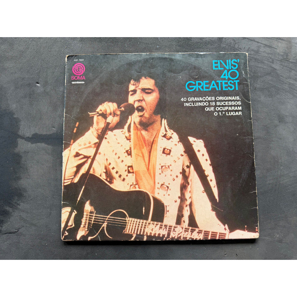 LP ELVIS PRESLEY ELVIS 40 GREATEST 1975 GATEFOLD