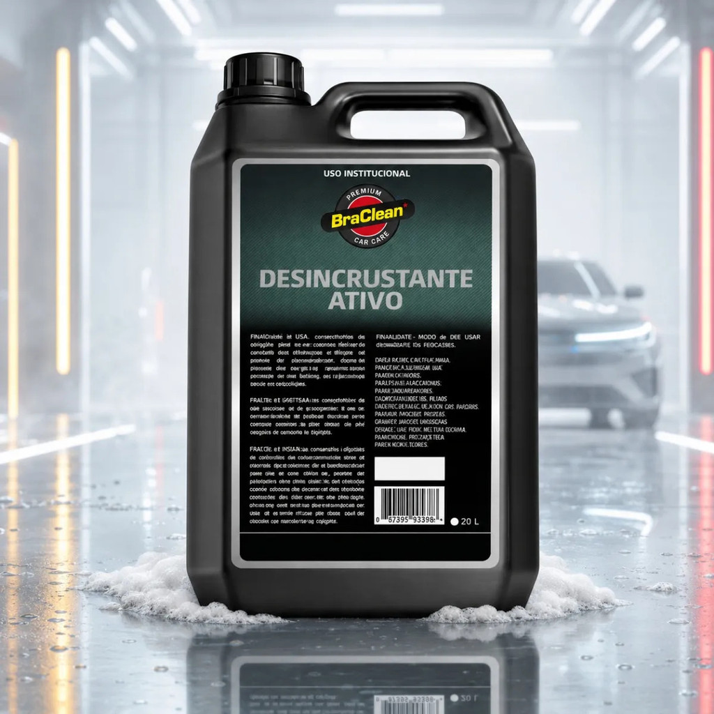 Limpador BraClean 5L Para Oficina Lava Rápido Uso Veicular Externo E Frota Automotiva Geral