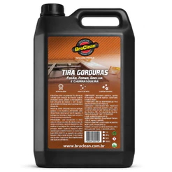 Limpa Gordura BraClean 5L Para Grelhas Churrasqueiras Fogões Fornos e Superfícies da Cozinha