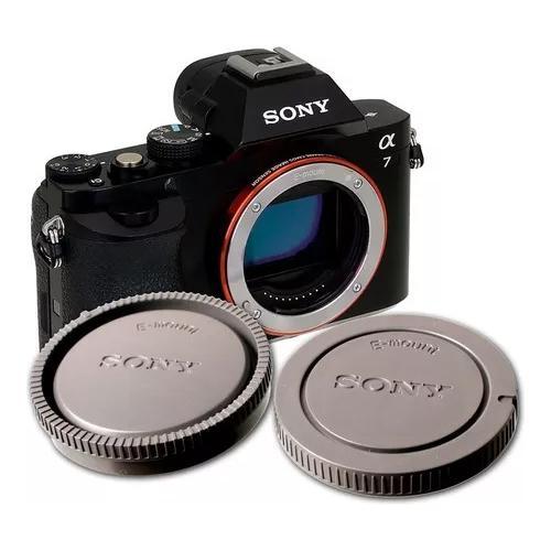 Tampas Corpo E Traseira De Lentes Câmeras Sn Kit E-mount