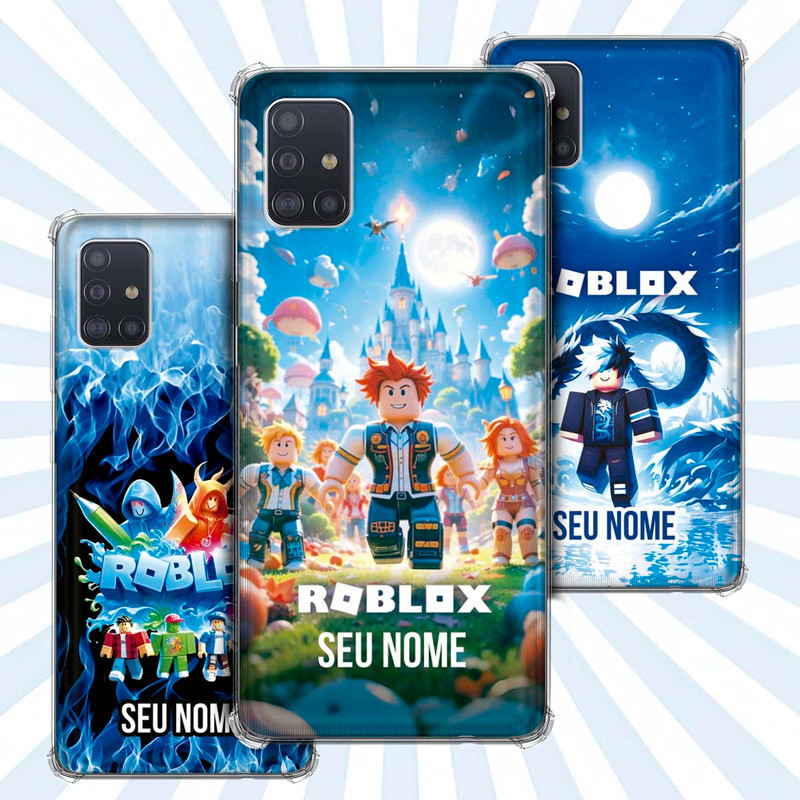 Capa Capinha - Samsung Galaxy A51 - Jogo Roblox Gamer Avatar Skin Personalizada Nome