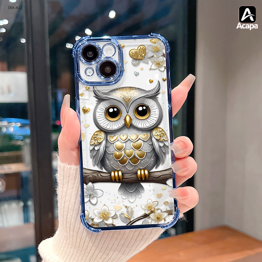 Capinha Para Samsung Galaxy A17 A16 A15 A14 A13 A12 4G 5G Normal Capa Anti Impacto Transparente Macia Case FS1241