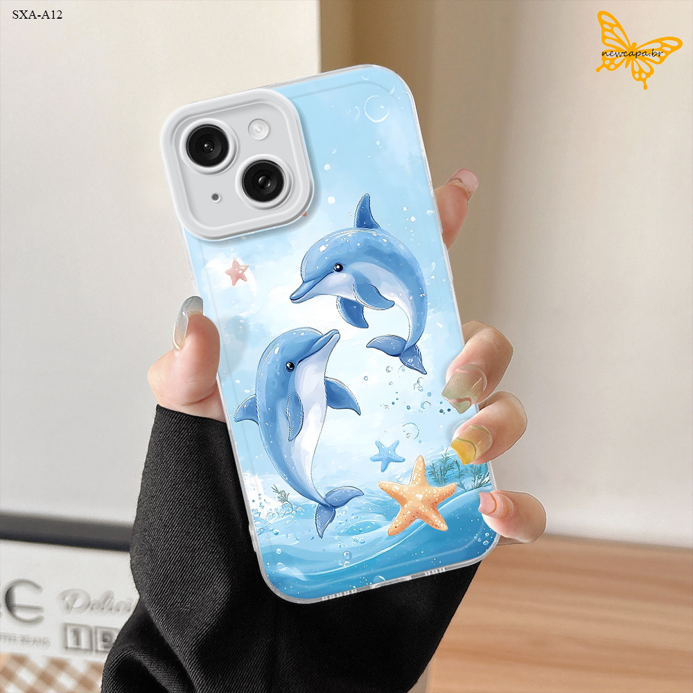 Capinha Para Samsung Galaxy A17 A16 A15 A14 A13 A12 4G 5G Capa De Celular Macia Transparente Case TSY 0470