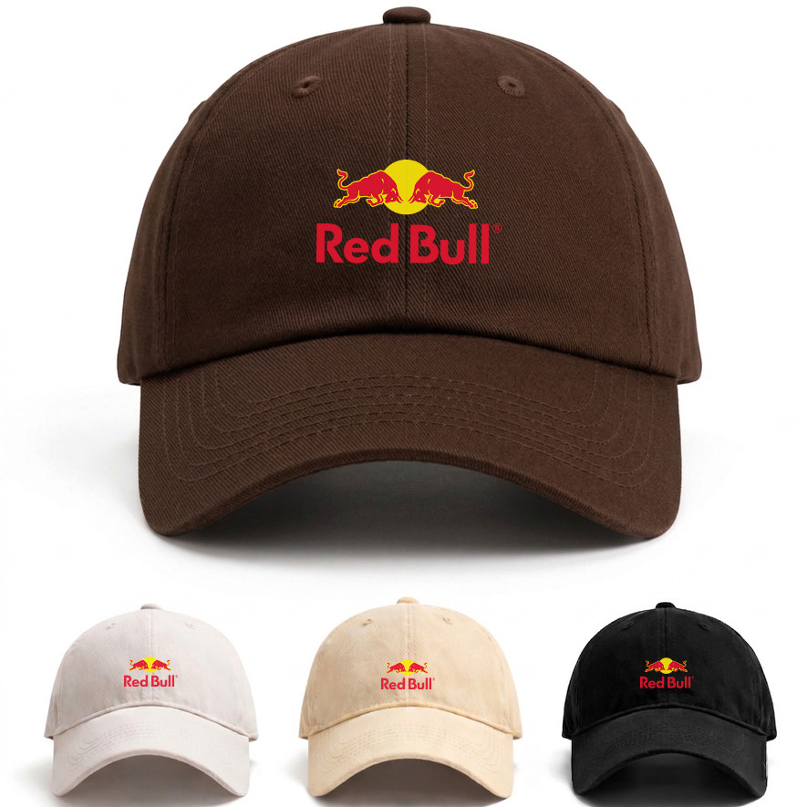Boné Premium Red Bull Racing F1 Estampa DTF Streetwear Preto Casual Tendência Qualidade Verao Confortavel