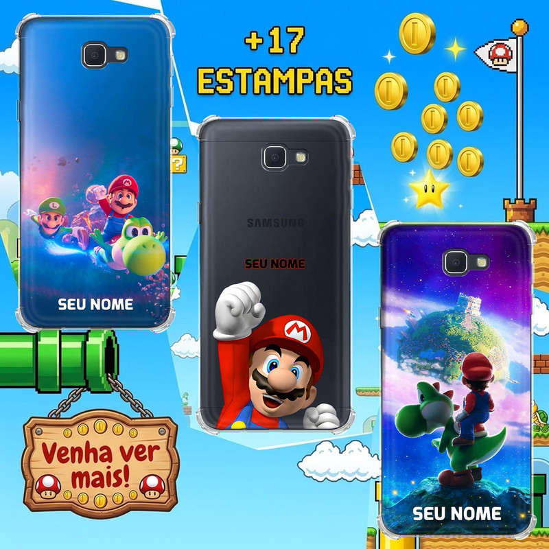 Capa Capinha para Samsung Galaxy J5 Prime - Super Mario