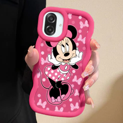Capinha Para Samsung Galaxy A07 4G Capa Silicone Macio Protetora De Telefone Simple Minnie Mouse Case MKL0111