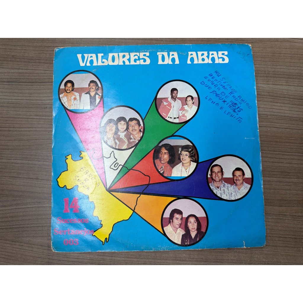LP VALORES DA ABAS N 3 14 SUCESSOS SERTANEJOS  1979