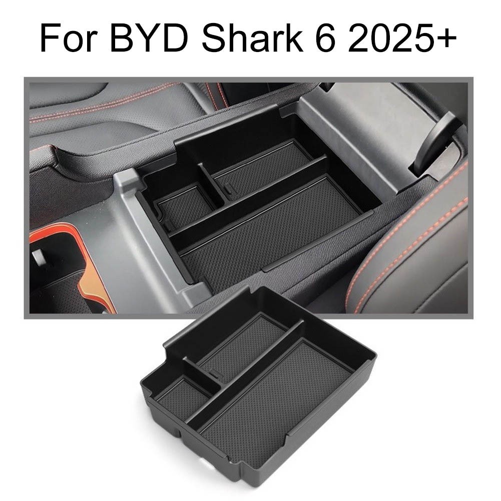 Bandeja Organizadora De Console De Apoio De Braço Central Para BYD Shark 6 2024 + Caixa De Armazenamento