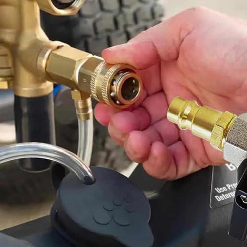 Compressores De Válvula De Desligamento De Ar Comprimido De 1/4 Polegadas E Conector Rápido