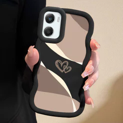 Capinha Fofo Para Motorola Moto G06 Capa De Silicone Macia Estilo Simples Macaron Case 0489