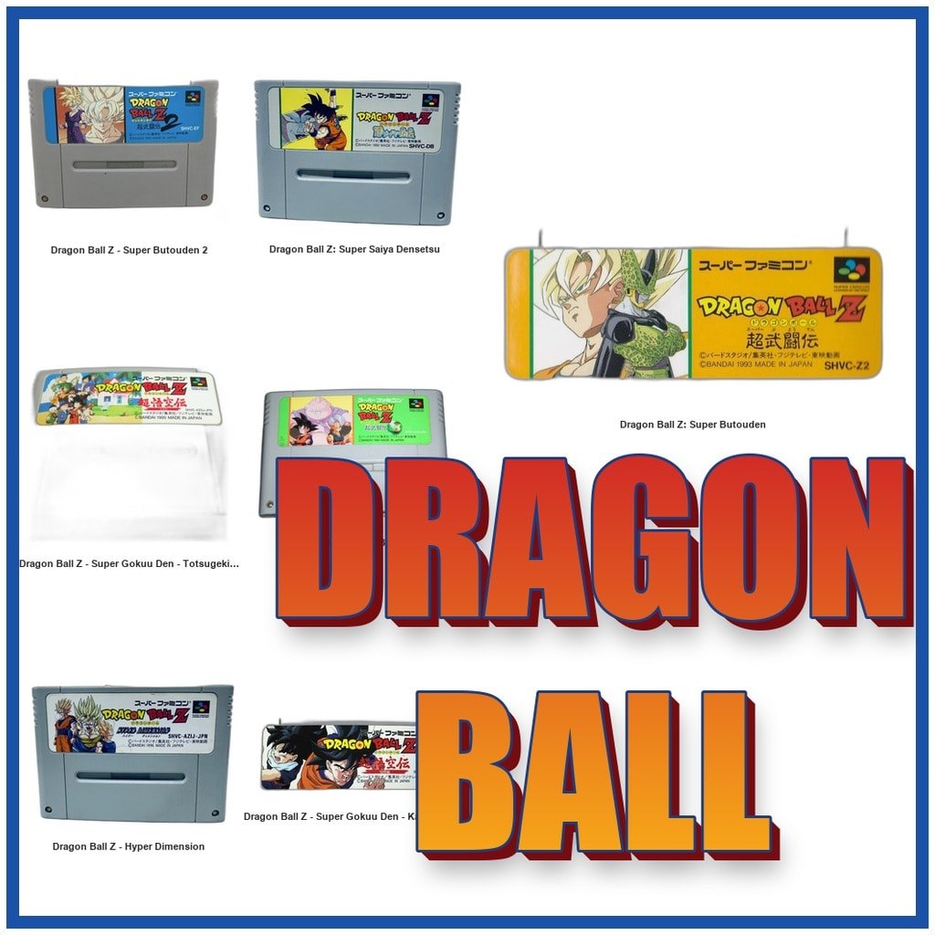 Dragon Ball Dragonball Super Butouden/Super Butouden 2/Super Saiya Densetsu SFC SNES Famicom Used Tested Working