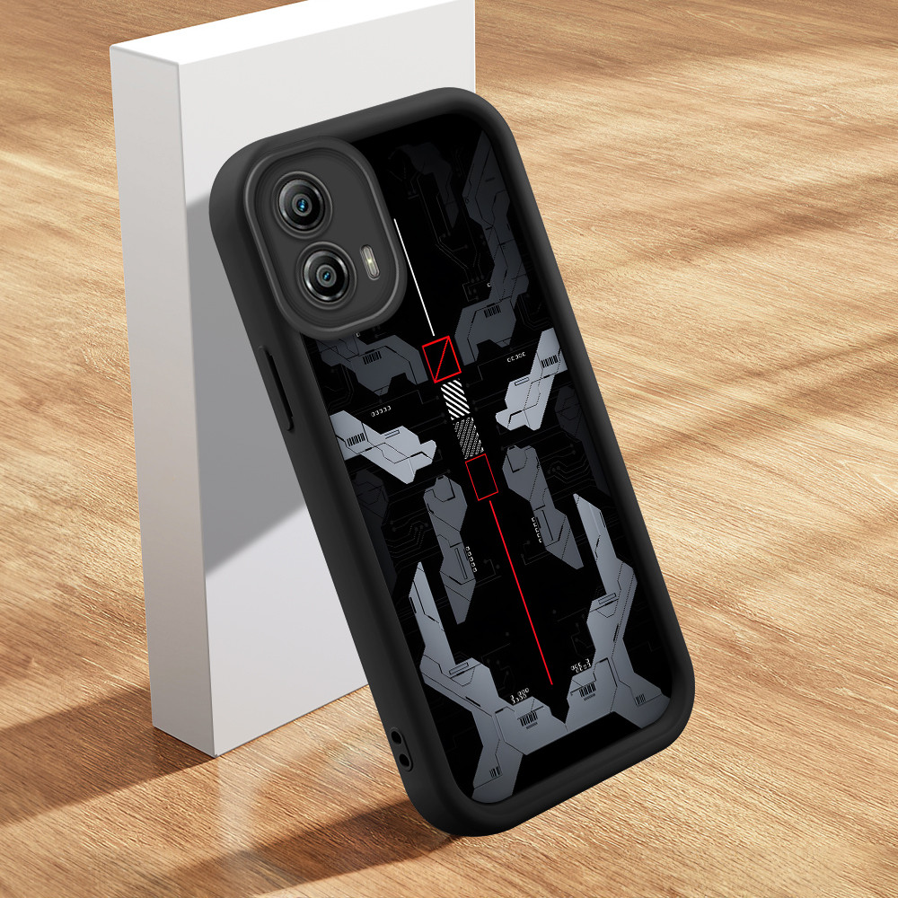 Capinha Para Motorola Moto G53 5G Preta Silicone De Celular Capa TY8366