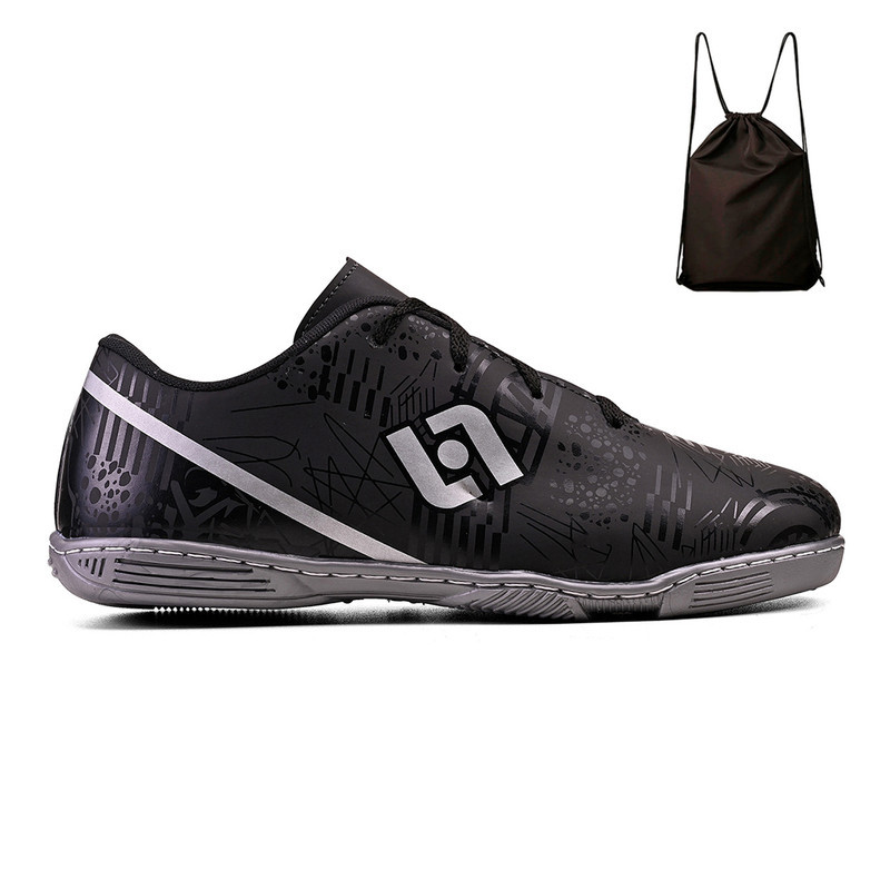 Chuteira Infantil Indoor Futsal Quadra Futebol Salão Costurada Meninos+ Mochila