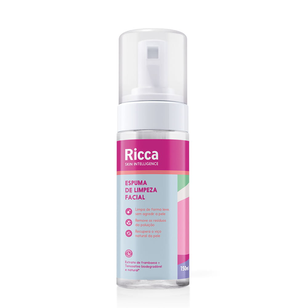 Espuma de Limpeza Facial Ricca