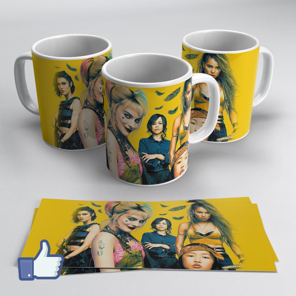 Caneca Porcelana Suicide Squad Personalizada Design Exclusivo 325ml Premium
