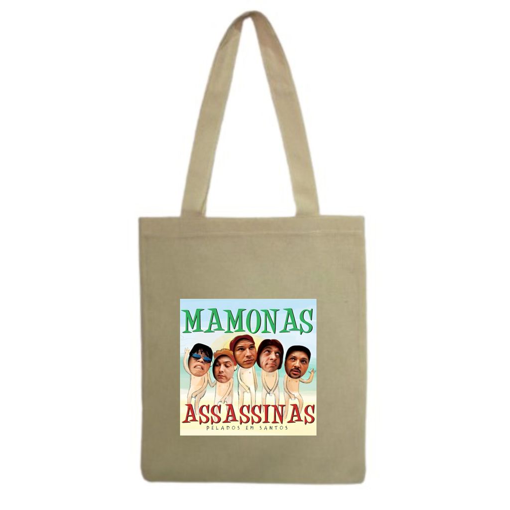 Bolsa Sacola Ecobag Ecologica algodão estampa MAMONAS ASSASSINAS capa album