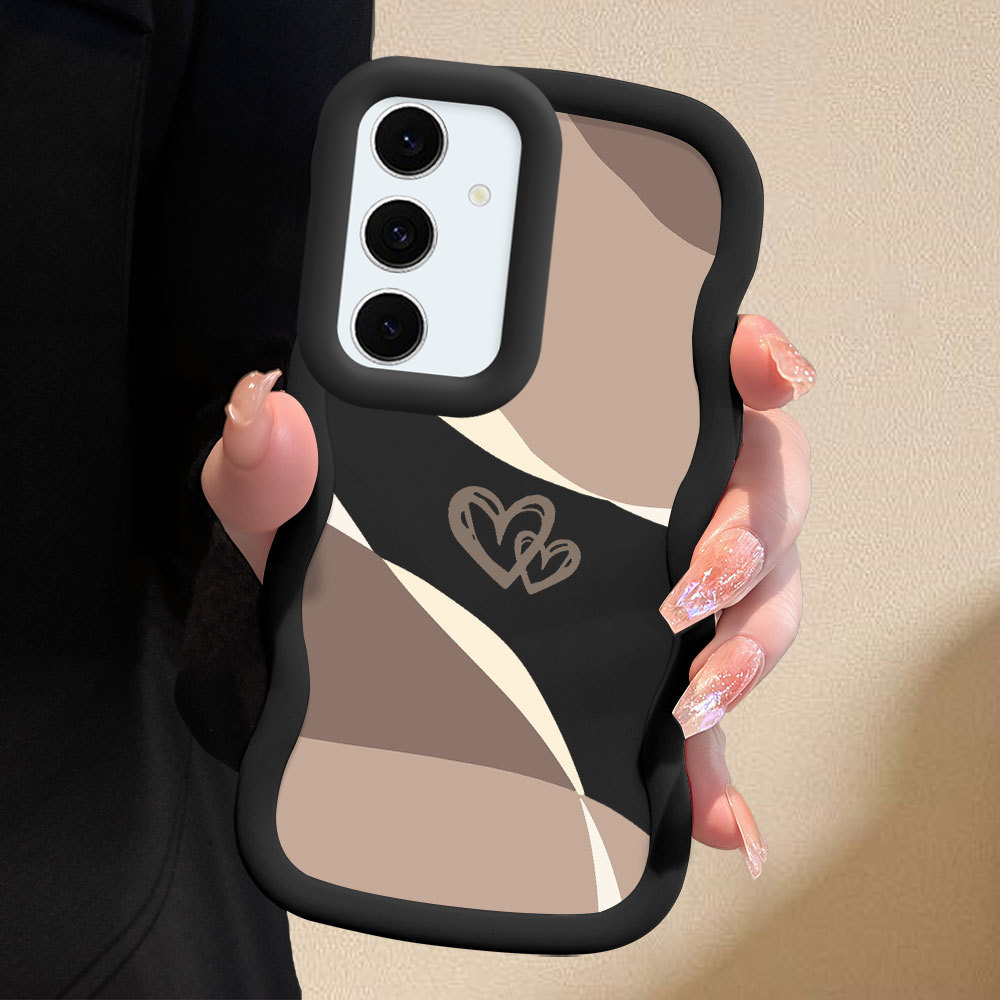 Capinha Fofo Para Samsung Galaxy S24 FE 5G Capa De Silicone Macia Estilo Simples Macaron Case 0489