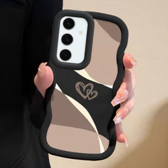 Capinha Fofo Para Samsung Galaxy S24 FE 5G Capa De Silicone Macia Estilo Simples Macaron Case 0489