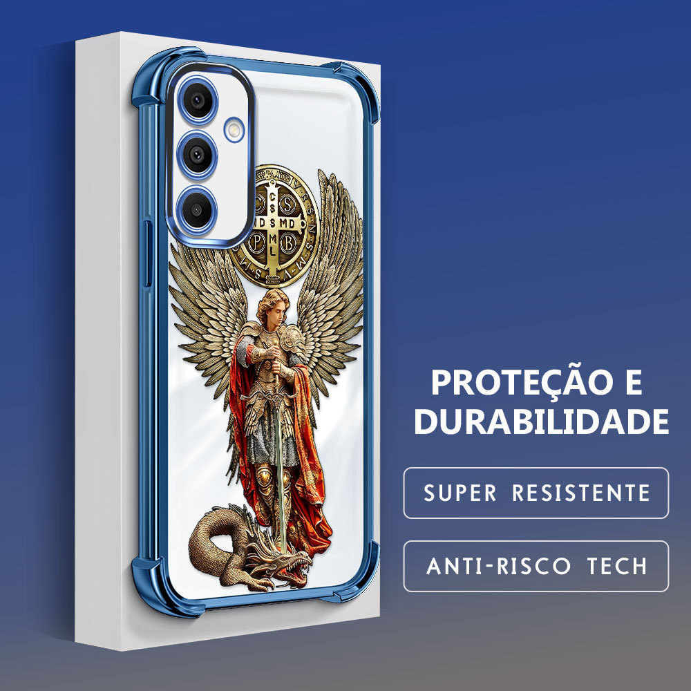 Capinha Anti Impacto Transparente Para Samsung Galaxy A16 4G 5G Capa Moda Macia Proteção Case SJ 1305