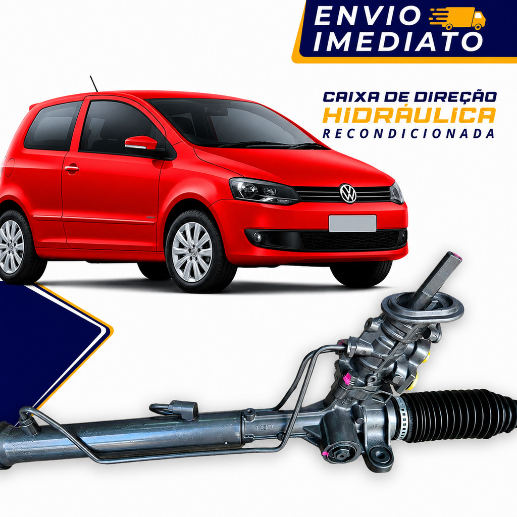 Caixa de Direção Hidráulica Volkswagen Fox 2012 Durável