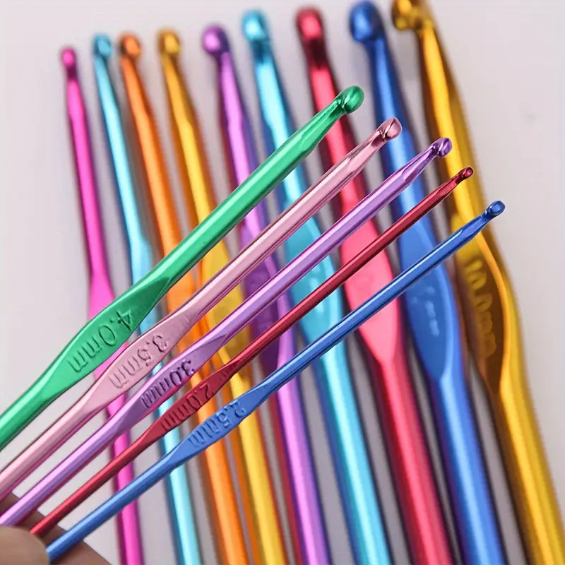 Kit Agulha Para Crochê - Pacote Com 14 Tamanhos Vendido(s) - Variação:
