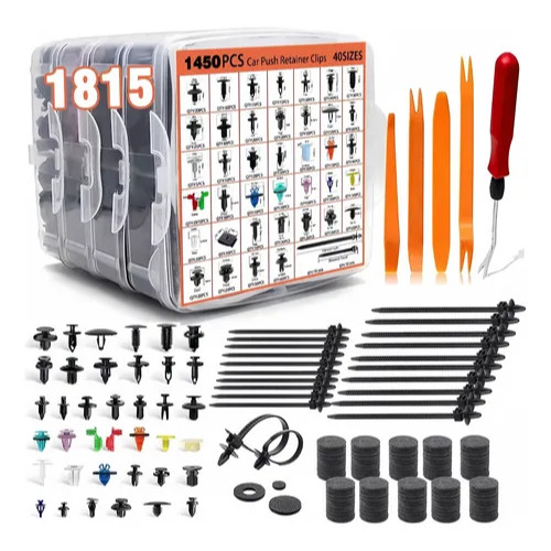 Kit de clipe de fixação GM, 1815 peças no Pix 4.8 Avaliação da loja - Variação: