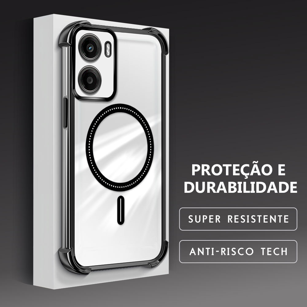 Capinha Anti-Queda Transparente Para Motorola Moto G05 Capa De Celular Macia Des