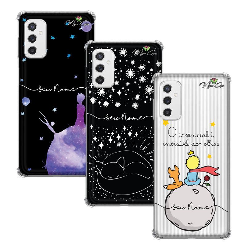 Capa Capinha - Samsung Galaxy M52 - Pequeno Principe Personalizada com Nome