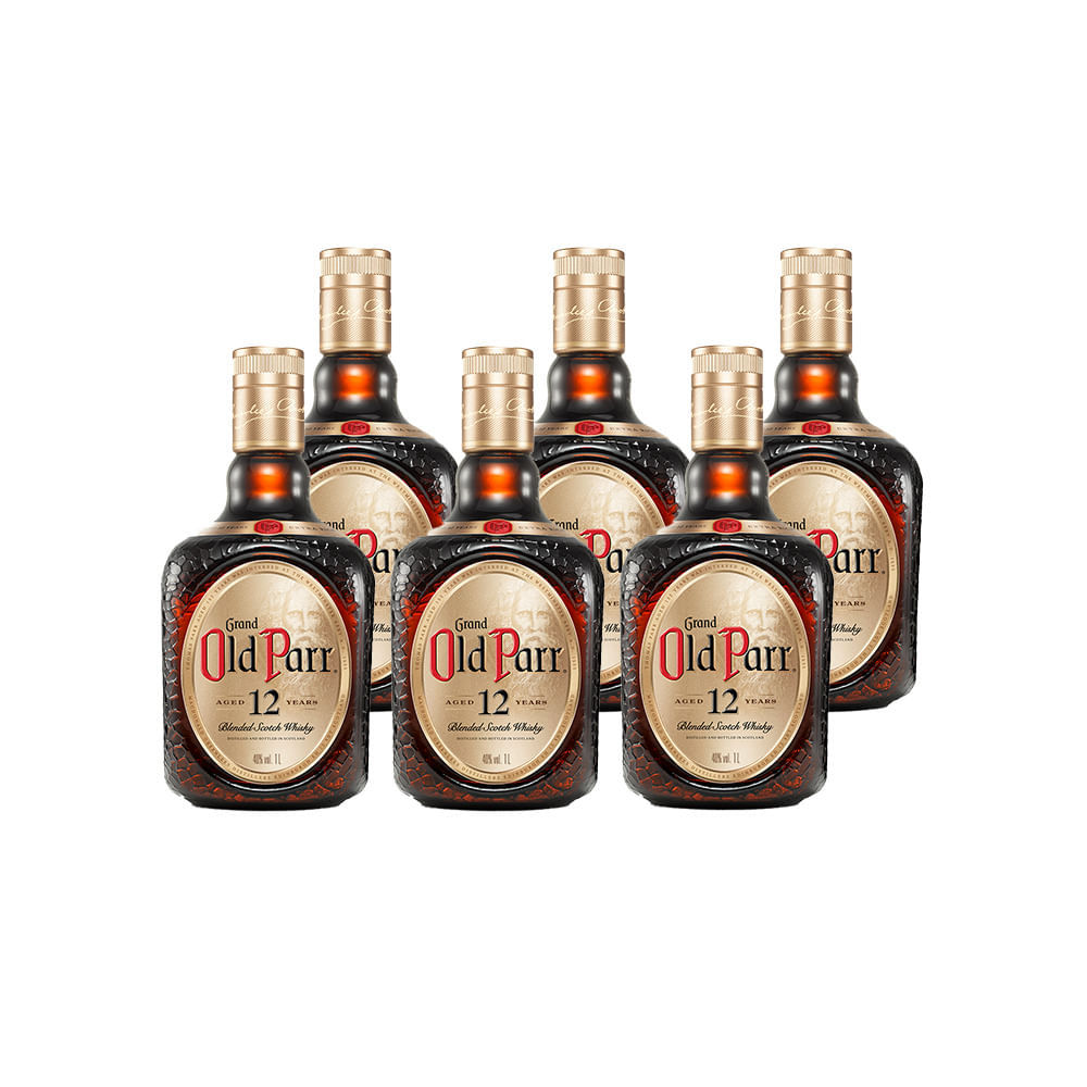 Combo Whisky Old Parr 750ML - 6 Unidades