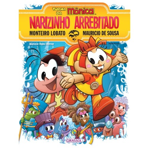 Livro Monteiro Lobato - Narizinho Arrebitado