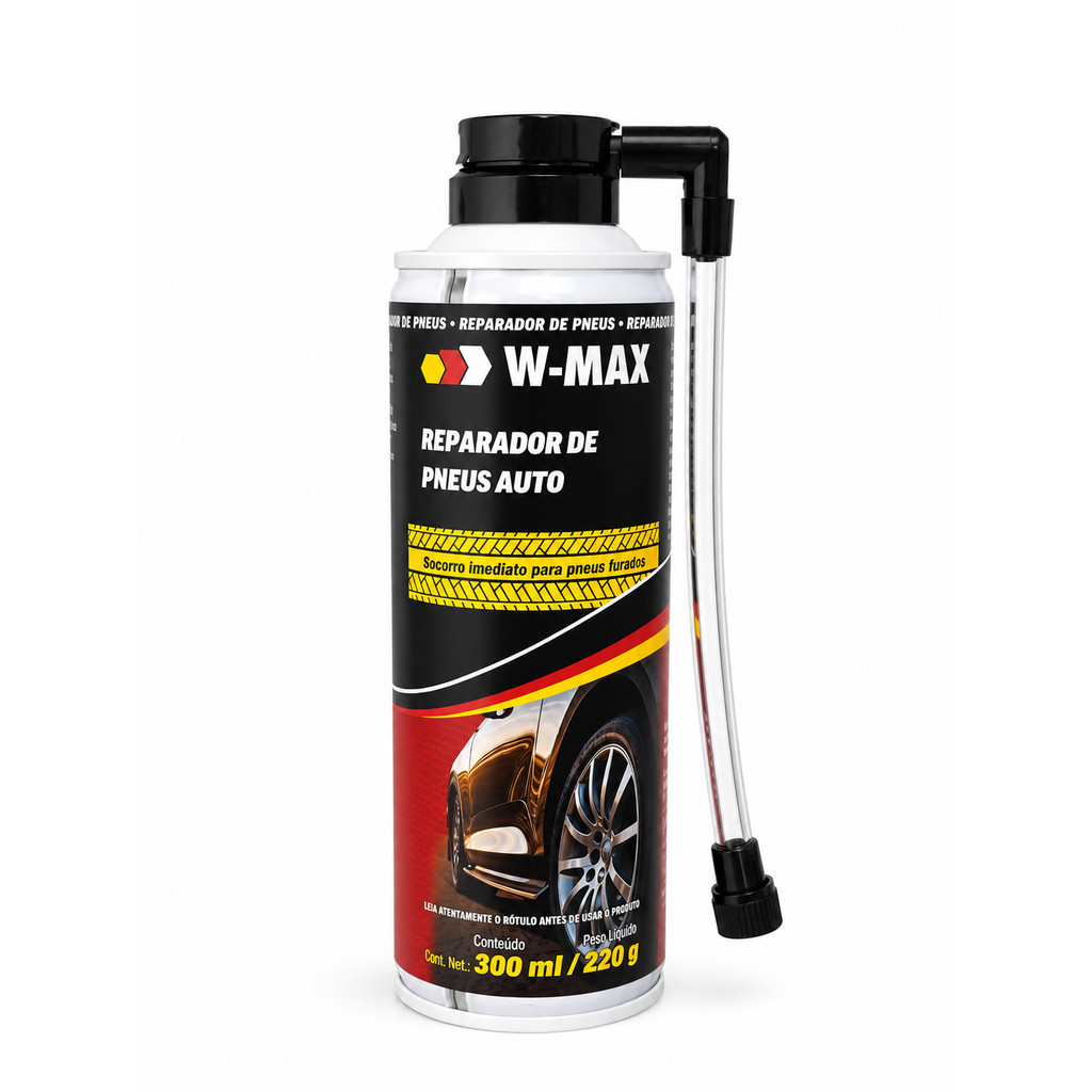 Reparador de Pneus Auto 300ML/220G W-MAX - Wurth