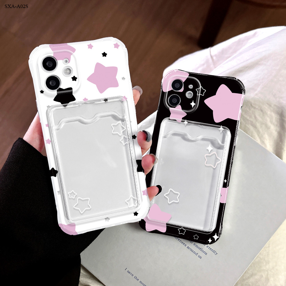 Capa Transparente Porta-Cartões para Samsung Galaxy A07 A06 A10S A05S A05 A03S A02S A03 Core 4G 5G Capinha Macia KB6084