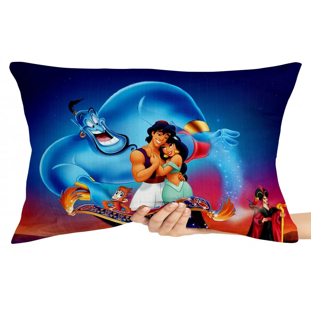 Capa Premium para Travesseiro ou Almofada aladdin jasmine genio tapete