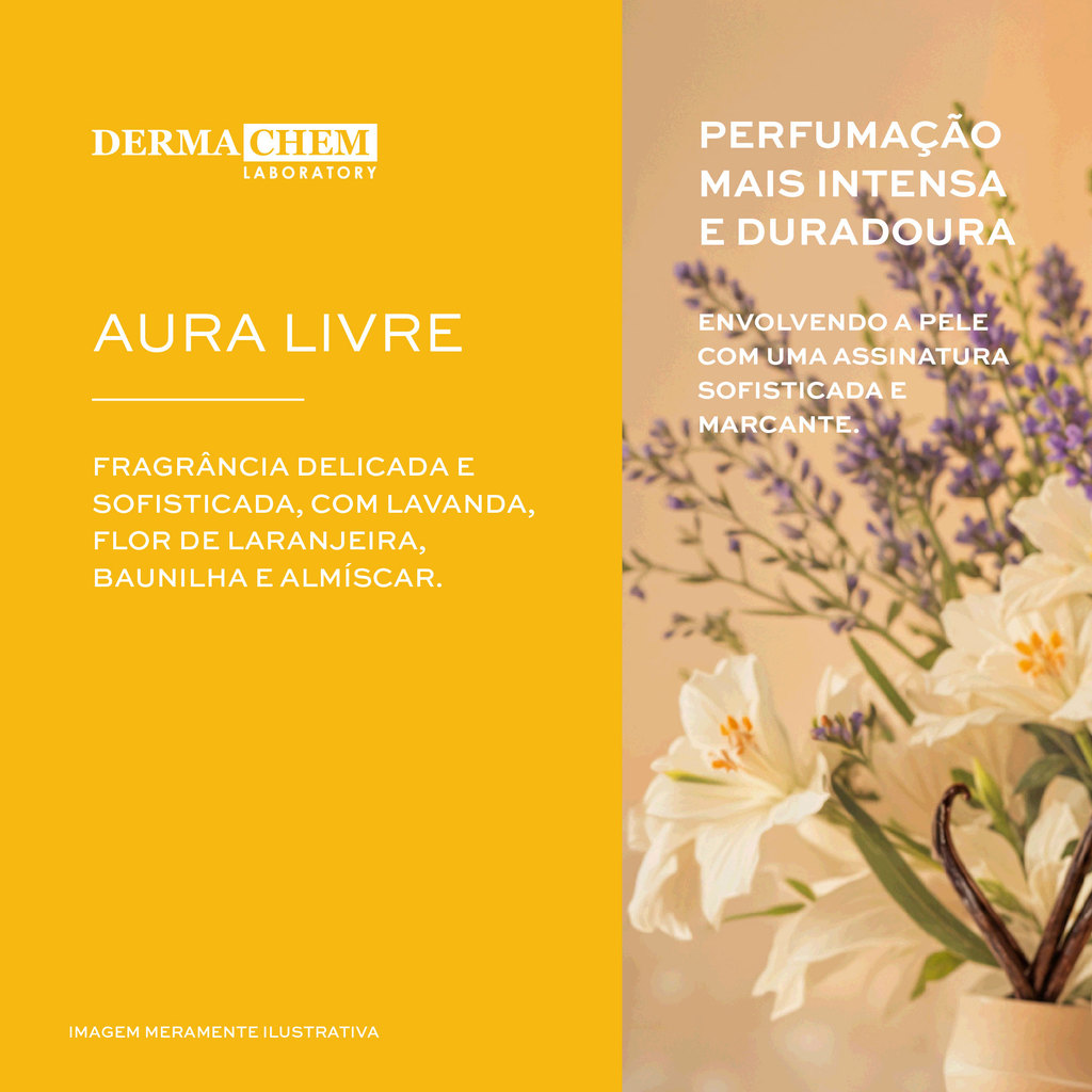 Kit 2x Body Splash Glow Dermachem 200ml Perfume Corporal Aura Livre · foto 2