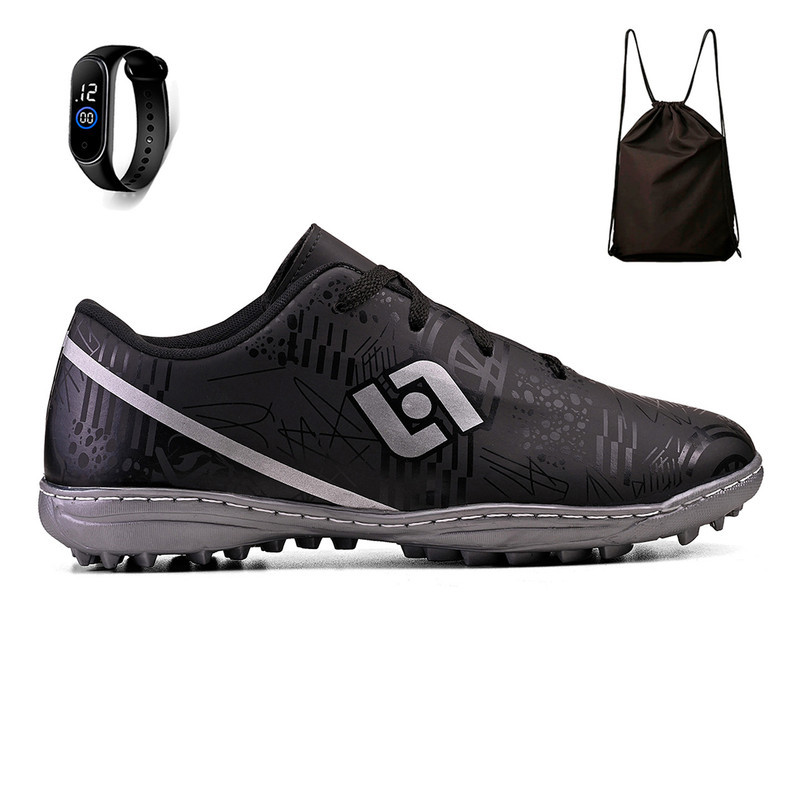 Chuteira Infantil Society Sintética Leve + Relógio + Mochila