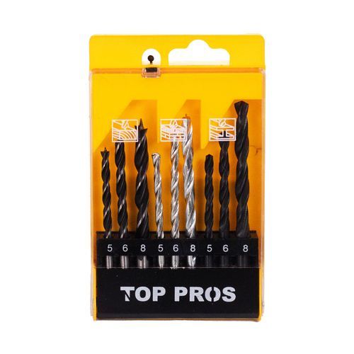 Jogo de Broca Para Madeira e Metal 9 Peças Produto Original Estoque BR – TOP RIO