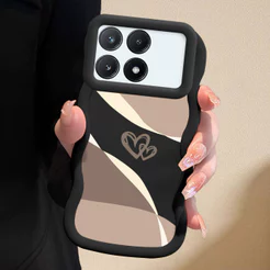 Capinha Fofo Para Xiaomi Poco X6 Pro 5G Capa De Silicone Macia Estilo Simples Macaron Case 0489