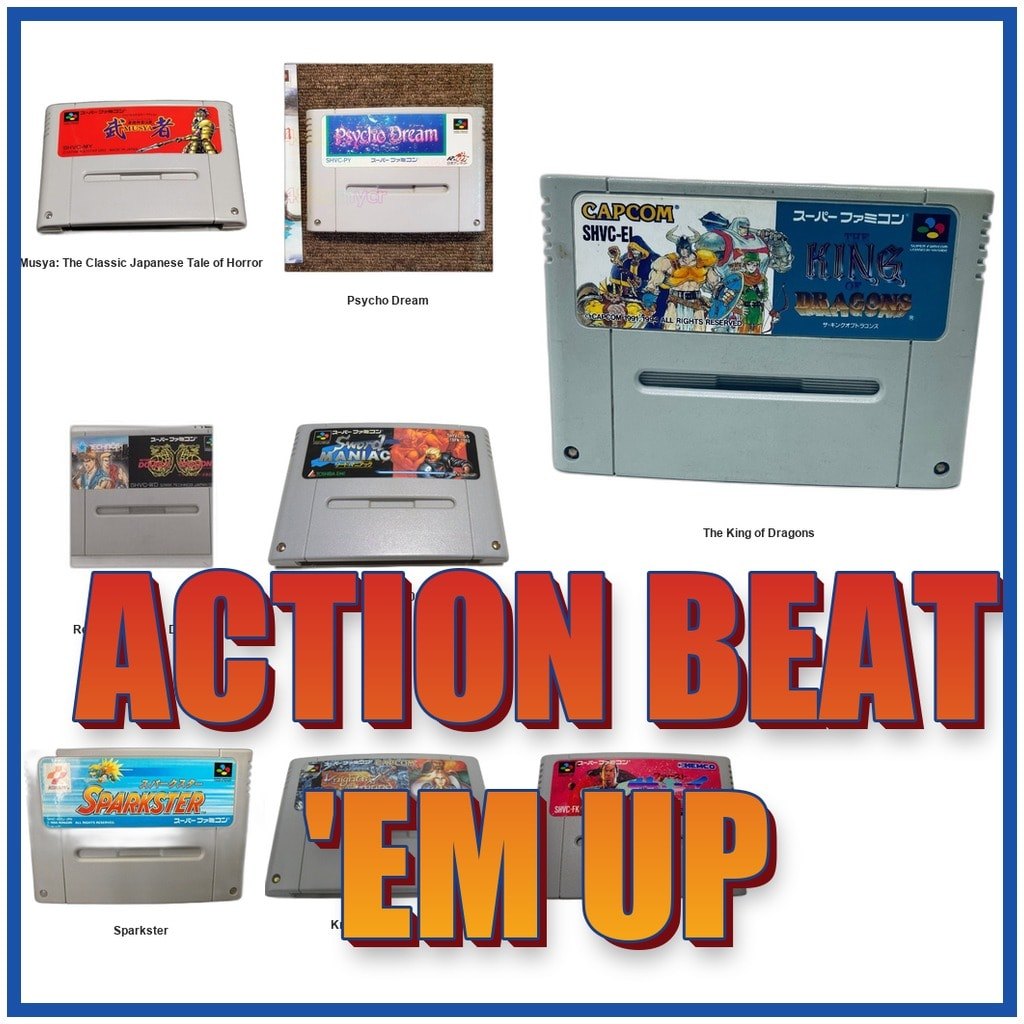 Action / Beat 'em Up Brawler The King of Dragons SFC SNES Super Famicom Used Tested Working