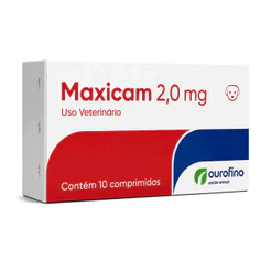 Maxicam 2mg para Cães 10 Comprimidos Ourofino