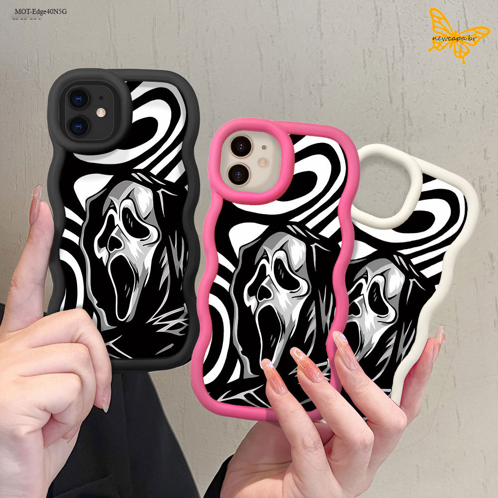 Capinha Para Motorola Moto Edge 60 40 50 Fusion Neo 5G Capa De Macia Silicone Borda Ondulada Case MKL 0259 em Oferta na Shopee