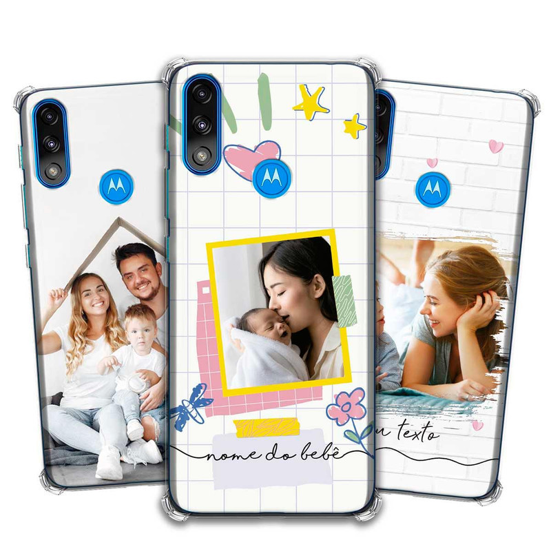 Capa Capinha - Motorola Moto E7 Power - Com Sua Foto Personalizada Anti-Impacto
