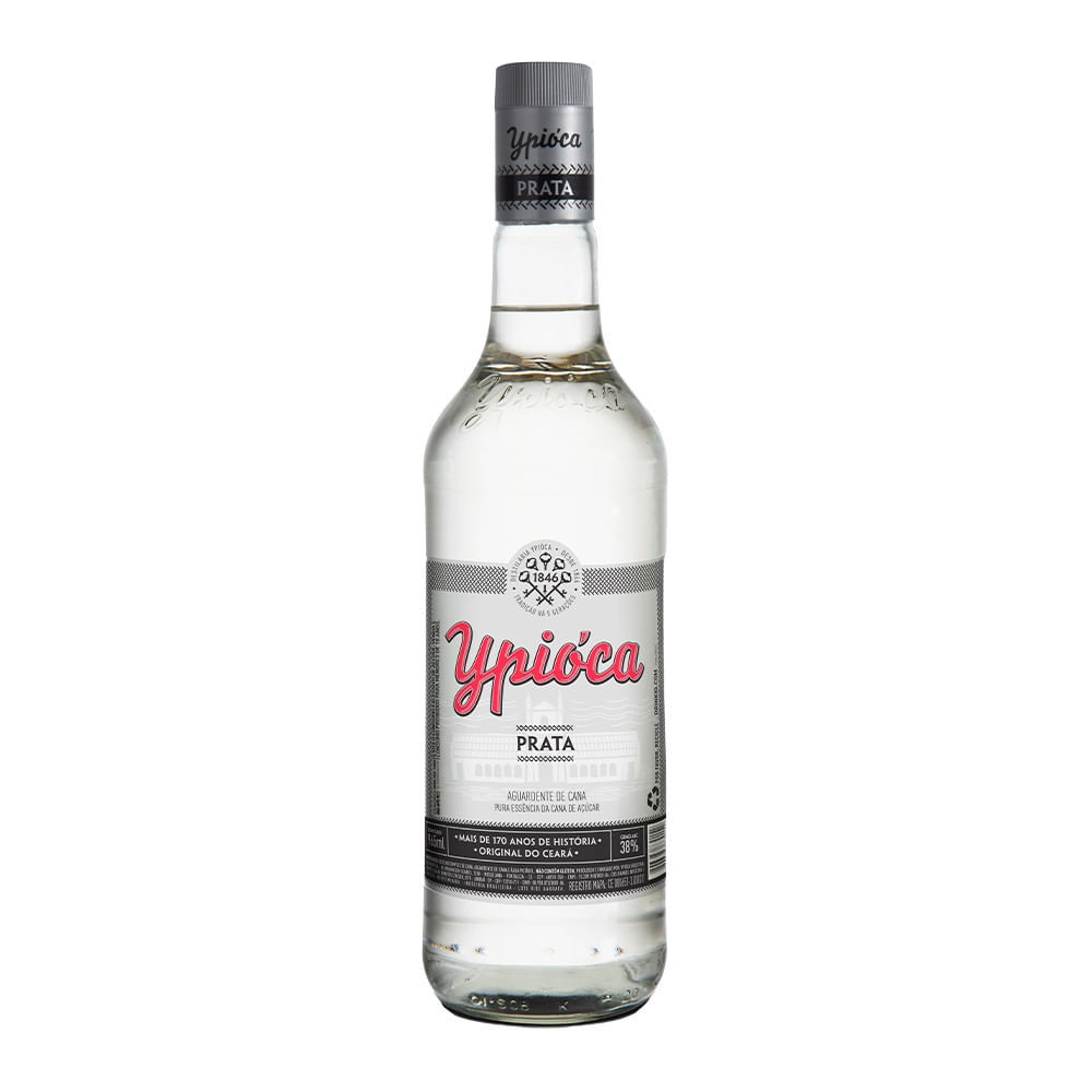 Aguardente Ypióca Conta Gota Prata - 965ML