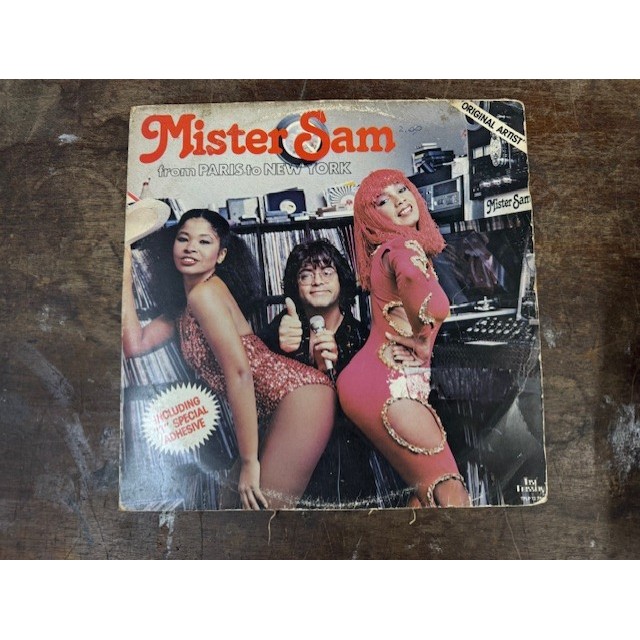 LP MISTER SAM FROM PARIS TO NEW YORK MISTER SAM VOL 6 DISCO BRANCO