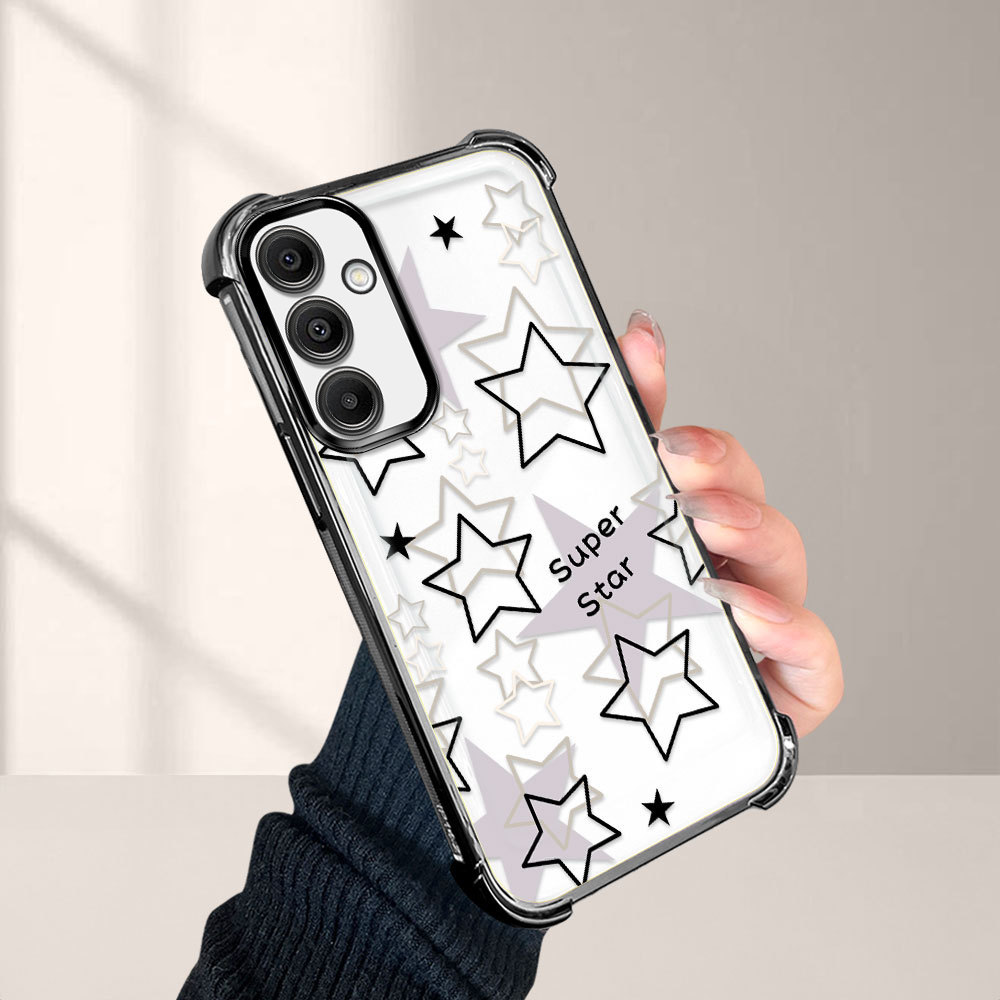 Capinha Capa Anti Impacto Transparente Luxo Para Samsung Galaxy A16 4G 5G Case De Macia Proteção SJ 1052